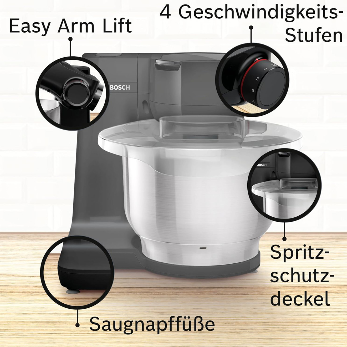 Bosch Küchenmaschine – Kompakt, kraftvoll und vielseitig Bosch Küchenmaschine – Kompakt, kraftvoll und vielseitig